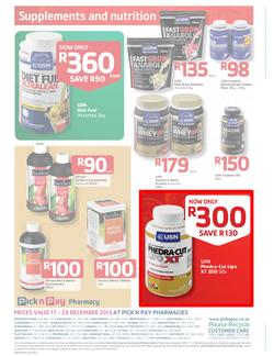 Pick n Pay Pharmacy : Health, Happiness And Great Savings This  Festive Season ( 17 Dec - 29 Dec 2014 ), page 3
