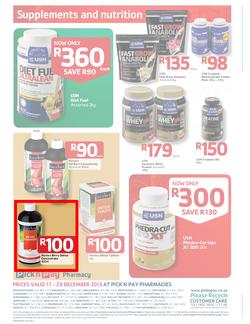 Pick n Pay Pharmacy : Health, Happiness And Great Savings This  Festive Season ( 17 Dec - 29 Dec 2014 ), page 3