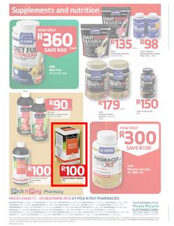 Pick n Pay Pharmacy : Health, Happiness And Great Savings This  Festive Season ( 17 Dec - 29 Dec 2014 ), page 3