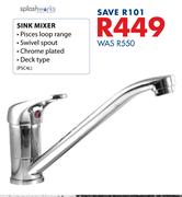 Splashworks Sink Mixer