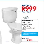 WHS Hibiscus Elite Toilet Set