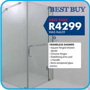 Primabella Frameless Shower
