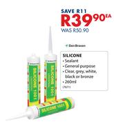 Den Braven Silicone-260ml Each