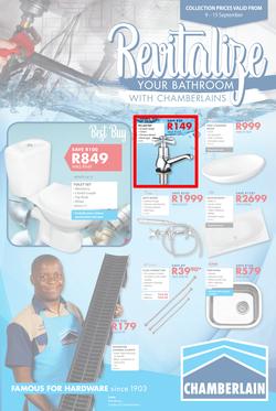 Chamberlains : Revitalize Your Bathroom (9 Sept - 15 Sept 2019), page 1