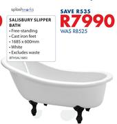 Splashworks Salisbury Slipper Bath-1685 x 600mm