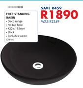 Rossco Free Standing Basin-420 x 115mm