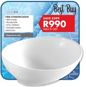 Rossco Free Standing Basin-410 x 330mm