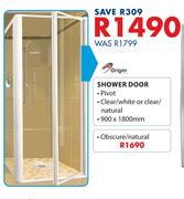 Origin Shower Door