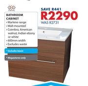 Denver Bathroom Cabinet Includes Basin