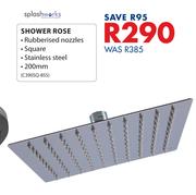 Splash Works Shower Rose C390SQ-8SS