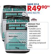 Mosaic Tile Adhesive-5Kg Each