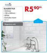 WHS Glazed Tile-100 x 200mm Each