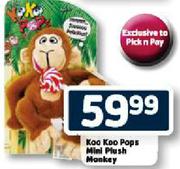 Koo Koo Pops Mini Plush Monkey