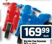 Bigjim Fun Scooter Blue Or Red-Each