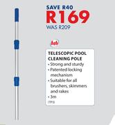 HTH Telescopic Pool Cleaning Pole 3m
