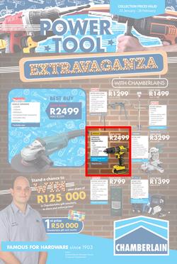 Chamberlains : Extravaganza (25 January - 28 February 2021), page 1