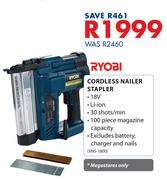 Ryobi Cordless Nailer Stapler