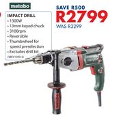 Metabo Impact Drill SBEV1300-2