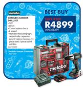 Metabo Cordless Hammer Drill Set 602103600