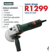Metabo Angle Grinder W9-115