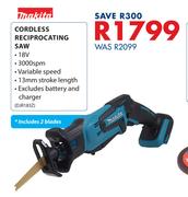 Makita Cordless Reciprocating Saw DJR183Z