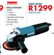 Makita Angle Grinder 9557HNG