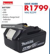 Makita Battery BL1860B