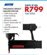 Tradeair Pneumatic Impact Nailer/Stapler PAB1350