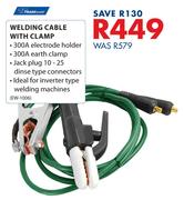 Trade Weld Welding Cable With Clamp EW-1006