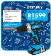 Trade Professional Cordless Impact Drill MCOP1673