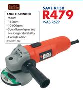 Black + Decker Angle Grinder STAKG915-QS