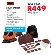 Black + Decker Mouse Sander BEW230BC-QS