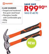 Harden Claw Hammer 590215-500g Each