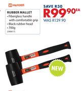Harden Rubber Mallet-700g Each