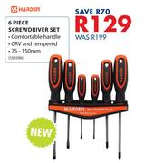 Harden 6 Piece Screwdriver Set