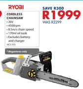 Ryobi Coedless Chainsaw XCS-355