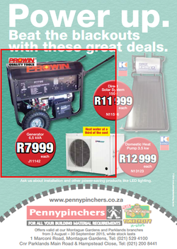 Pennypinchers Montague Gardens & Parklands : Power Up (3 Aug - 30 Sep 2015), page 1