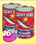 Lucky Star Pilchards In Tomato/Chilli Sauce-400g Each