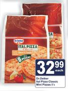 Dr.Oetker Ital Pizza Classic Mini Pizzas-8's Pack Each