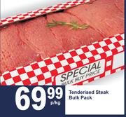 Tenderised Steak Bulk Pack-Per Kg