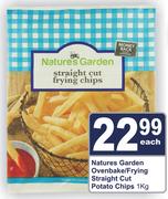 Natures garden Ovenbake/Frying Straight Cut Potato Chips-1Kg Each