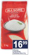 Allsome Long Grain Parboiled Rice-2Kg