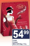 Lindt Lindor Milk Gift Bag-125g