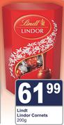 Lindt Lindor Cornets-200g