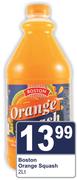 Boston Orange Squash-2Ltr
