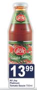 All Joy Platinum Tomato Sauce-700ml