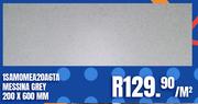 Ceramic Tiles 1SAMOMEA20A6TA Messina Grey 200 x 600mm-Per Sqm