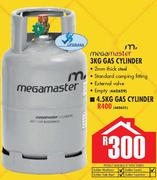 Megamaster 3Kg Gas Cylinder