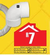 Marley 50mm PVC Waste Bend WBE50