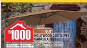Living Out Hollywood Cantelever Umbrella